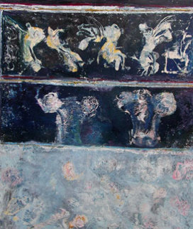 Petra 2004 80x70 Original Painting - Horst Kohlem Petra 2004 80x70 Original Painting - Horst Kohlem