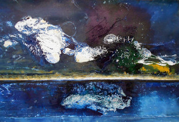 Keys 2011 58x46 Original Painting - Horst Kohlem Keys 2011 58x46 Original Painting - Horst Kohlem