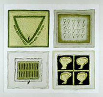 Quartered 1981 Limited Edition Print - Ida Kohlmeyer Quartered 1981 Limited Edition Print - Ida Kohlmeyer