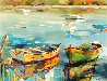 Boats 2018 24x32 Original Painting by Georgi Kolarov - 1