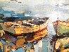 Boats 2018 24x32 Original Painting by Georgi Kolarov - 2