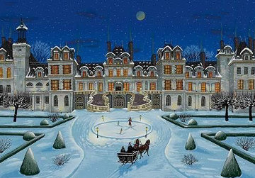 Chateaux Suite: Fontainebleau 1996 Limited Edition Print - Liudimila Kondakova Chateaux Suite: Fontainebleau 1996 Limited Edition Print - Liudimila Kondakova