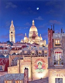 Rooftops of Paris Suite: Paris Evening 2000 Limited Edition Print - Liudimila Kondakova Rooftops of Paris Suite: Paris Evening 2000 Limited Edition Print - Liudimila Kondakova