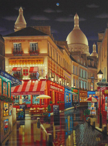Paris By Night 2005 - France Limited Edition Print - Liudmila Kondakova
