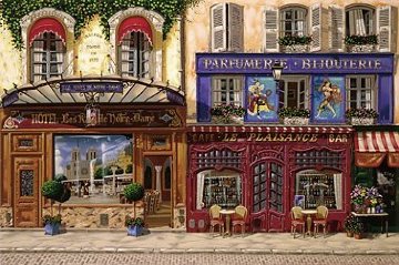 Les Rive De Notre Dame 1997 Limited Edition Print - Liudimila Kondakova Les Rive De Notre Dame 1997 Limited Edition Print - Liudimila Kondakova