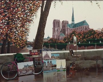 Autumn on the Seine 2004 Notre Dame Limited Edition Print - Liudimila Kondakova Autumn on the Seine 2004 Notre Dame Limited Edition Print - Liudimila Kondakova