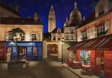 Montmartre Village 1998 Limited Edition Print - Liudimila Kondakova