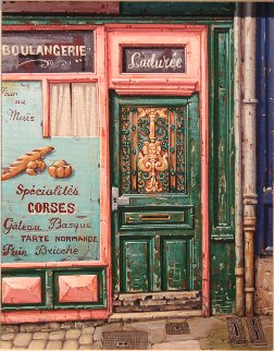 Boulangerie 2000 15x13 Original Painting - Liudimila Kondakova Boulangerie 2000 15x13 Original Painting - Liudimila Kondakova