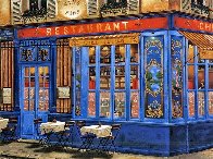 Chez Julien: 4 Sidewalks of Paris Suite 2002 Limited Edition Print by Liudimila Kondakova - 1 Chez Julien: 4 Sidewalks of Paris Suite 2002 Limited Edition Print by Liudimila Kondakova - 1