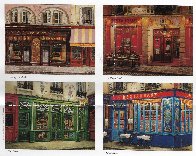 Chez Julien: 4 Sidewalks of Paris Suite 2002 Limited Edition Print by Liudimila Kondakova - 0 Chez Julien: 4 Sidewalks of Paris Suite 2002 Limited Edition Print by Liudimila Kondakova - 0