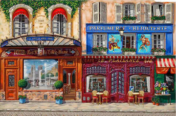 Les Rives De Notre Dame - Super Huge Limited Edition Print - Liudimila Kondakova Les Rives De Notre Dame - Super Huge Limited Edition Print - Liudimila Kondakova