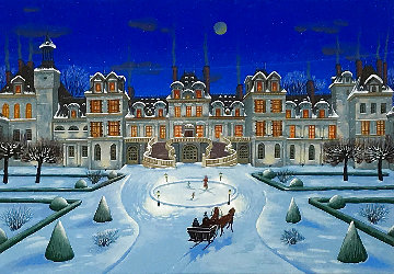 Fontainebleau (Chateaux Suite) 1996 Limited Edition Print - Liudimila Kondakova Fontainebleau (Chateaux Suite) 1996 Limited Edition Print - Liudimila Kondakova