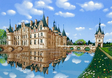 Chateaux Suite: Esclimont 1996 Limited Edition Print - Liudimila Kondakova Chateaux Suite: Esclimont 1996 Limited Edition Print - Liudimila Kondakova