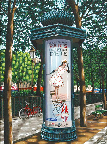 Le Kiosk 2017 - Paris, France Limited Edition Print - Liudmila Kondakova