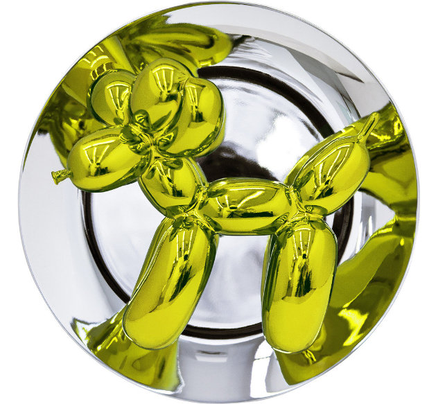Balloon Dog (Yellow) Porcelain Sculpture 2015 10.5 in Sculpture by Jeff Koons