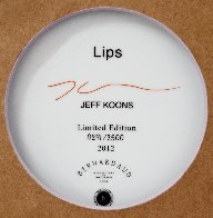 Lips Porcelain Plate 2012 Limited Edition Print by Jeff Koons - 2 Lips Porcelain Plate 2012 Limited Edition Print by Jeff Koons - 2