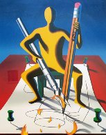 Careful With That Axe Eugene 2001 Limited Edition Print by Mark Kostabi - 0