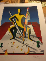 Careful With That Axe Eugene 2001 Limited Edition Print by Mark Kostabi - 2 Careful With That Axe Eugene 2001 Limited Edition Print by Mark Kostabi - 2