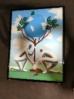 Give Leaves a Chance 1990 40x30 Limited Edition Print by Mark Kostabi - 1 Give Leaves a Chance 1990 40x30 Limited Edition Print by Mark Kostabi - 1