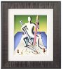 Sharpen Your Wits 2016 20x18 Original Painting by Mark Kostabi - 1