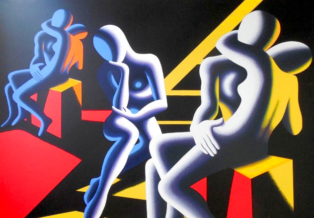 Languor of Love AP 1993 - Huge Limited Edition Print by Mark Kostabi