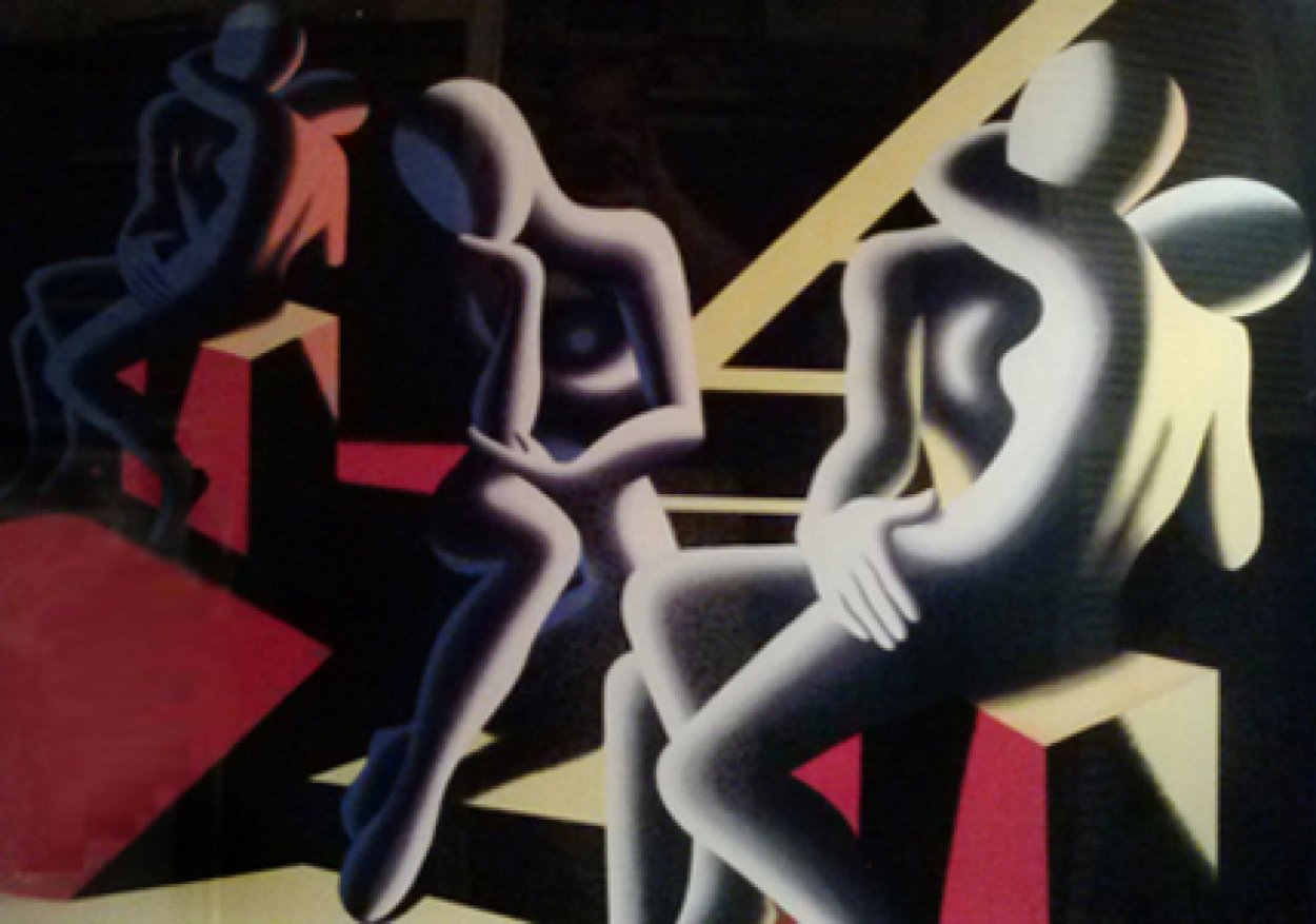 Languor of Love 1993 Limited Edition Print by Mark Kostabi Languor of Love 1993 Limited Edition Print by Mark Kostabi