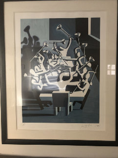 Upheaval 1994 Limited Edition Print - Mark Kostabi Upheaval 1994 Limited Edition Print - Mark Kostabi