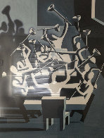 Upheaval 1994 Huge 40x31 Limited Edition Print by Mark Kostabi - 1 Upheaval 1994 Huge 40x31 Limited Edition Print by Mark Kostabi - 1