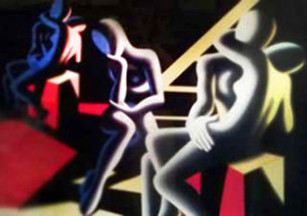 Languor of Love 1993 Huge Limited Edition Print by Mark Kostabi