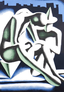 Best Buddies 1992 Limited Edition Print - Mark Kostabi Best Buddies 1992 Limited Edition Print - Mark Kostabi