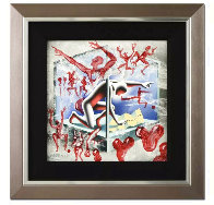 If All Else Fails 2012 18x18 Original Painting by Mark Kostabi - 1