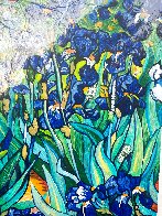 Internal Revenue 1991 Van Gogh Iris Limited Edition Print by Mark Kostabi - 4