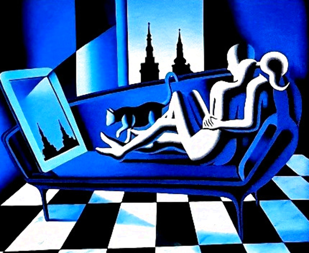 Perception and Reality 2020 Limited Edition Print by Mark Kostabi