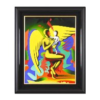 New Shero 31x26 Original Painting by Mark Kostabi - 1 New Shero 31x26 Original Painting by Mark Kostabi - 1