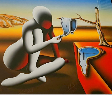 Time Will Tell 2021 Limited Edition Print - Mark Kostabi