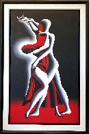 If the Lady Says Yes 1990 72x48 - Huge Original Painting by Mark Kostabi - 1