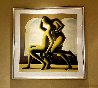 Golden Kiss 1995 HS - Huge Limited Edition Print by Mark Kostabi - 1