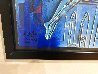 Achieving the Miracle 2023 49x35 - Huge Original Painting by Mark Kostabi - 2