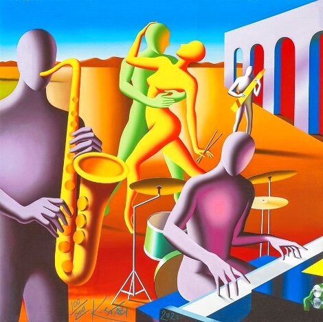 Joy of Sax 2020 HS Limited Edition Print - Mark Kostabi