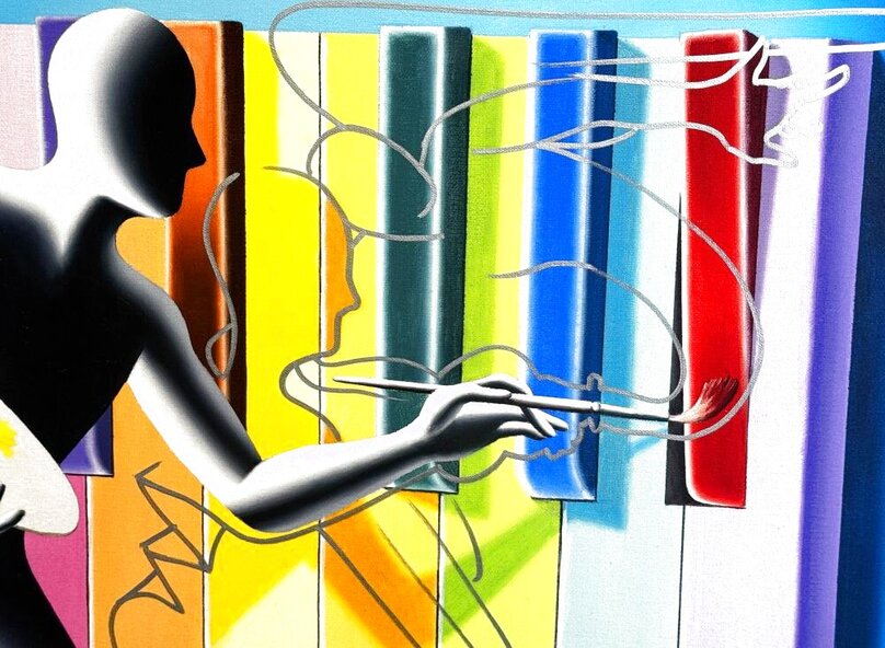 Mark Kostabi Limited Edition Prints For Sale, Wanted