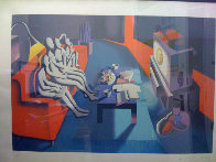 Untitled Lithograph 33x45 Huge Limited Edition Print by Mark Kostabi - 1