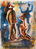 Ammunition Watercolor 1984 33x27 Watercolor by Mark Kostabi - 0