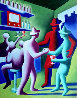 Entrepeneur 1984 48x36 Original Painting by Mark Kostabi - 0 Entrepeneur 1984 48x36 Original Painting by Mark Kostabi - 0