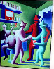 Entrepeneur 1984 48x36 Original Painting by Mark Kostabi - 1 Entrepeneur 1984 48x36 Original Painting by Mark Kostabi - 1