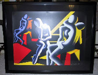 Languor of Love 1993 29x38 Huge  Limited Edition Print by Mark Kostabi - 1