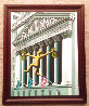 Untitled 1996 New York 35x29 - New York - NYC Original Painting by Mark Kostabi - 1