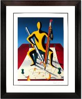 Careful With That Ax, Eugene 2001 Limited Edition Print by Mark Kostabi - 3
