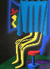 Self Portrait 1994 31x25 Original Painting by Mark Kostabi - 0 Self Portrait 1994 31x25 Original Painting by Mark Kostabi - 0