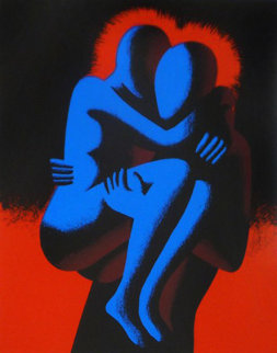 Heartshare 1993 Limited Edition Print - Mark Kostabi Heartshare 1993 Limited Edition Print - Mark Kostabi