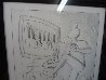 Dance.com Drawing 1998 19x17 Drawing by Mark Kostabi - 3 Dance.com Drawing 1998 19x17 Drawing by Mark Kostabi - 3
